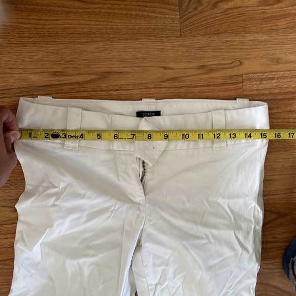 J. Crew White City Fit pants size 0 - Picture 4 of 6